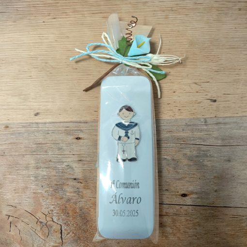ESTUCHE CON BOLIGRAFO +PORTAMINAS NIÑO COMUNION