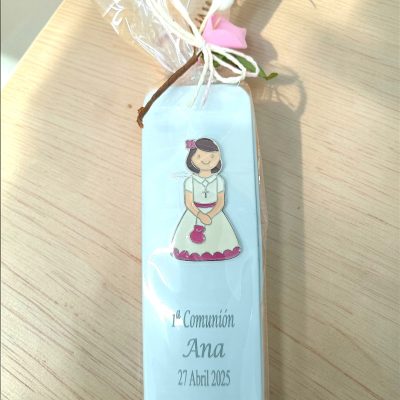 ESTUCHE CON BOLIGRAFO+PORTAMINAS NIÑA COMUNION