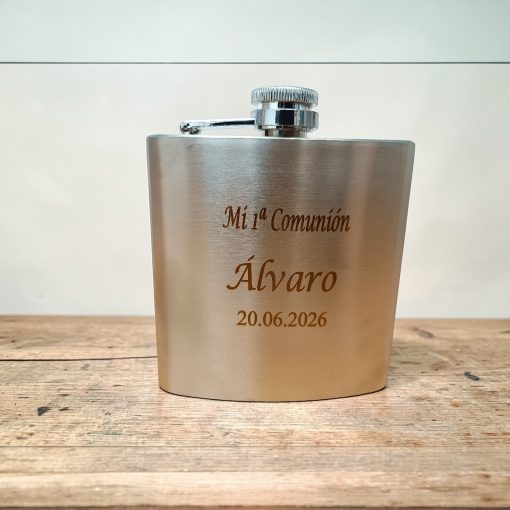 PETACA METAL 175ml DECORADA - Imagen 3