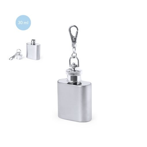 Llavero petaca 30ml mini. - Imagen 2