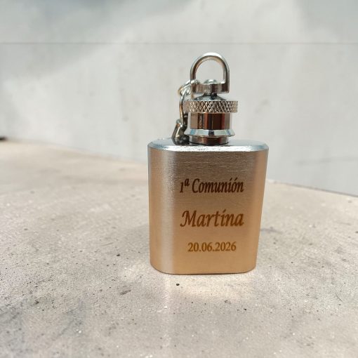Llavero petaca 30ml mini. - Imagen 4